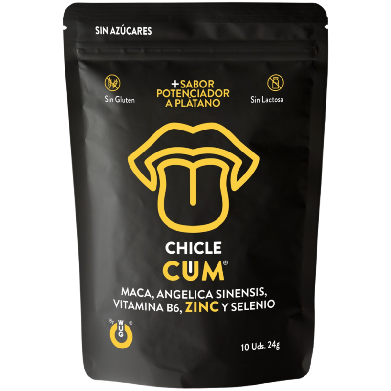 Chicle CUM WUG GUMS – Mejora la Calidad y Movilidad del Esperma