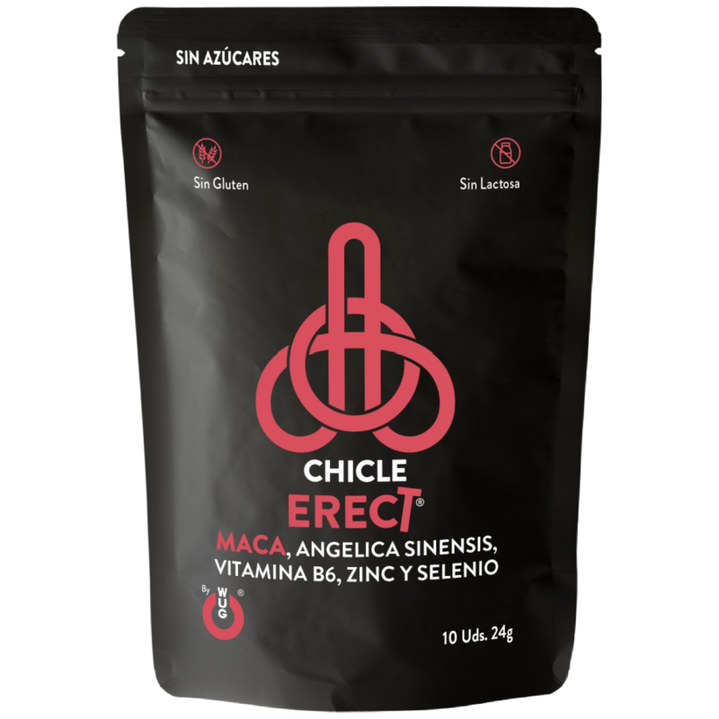 WUG GUMS – Chicle ERECT: Potencia tu Vida Íntima