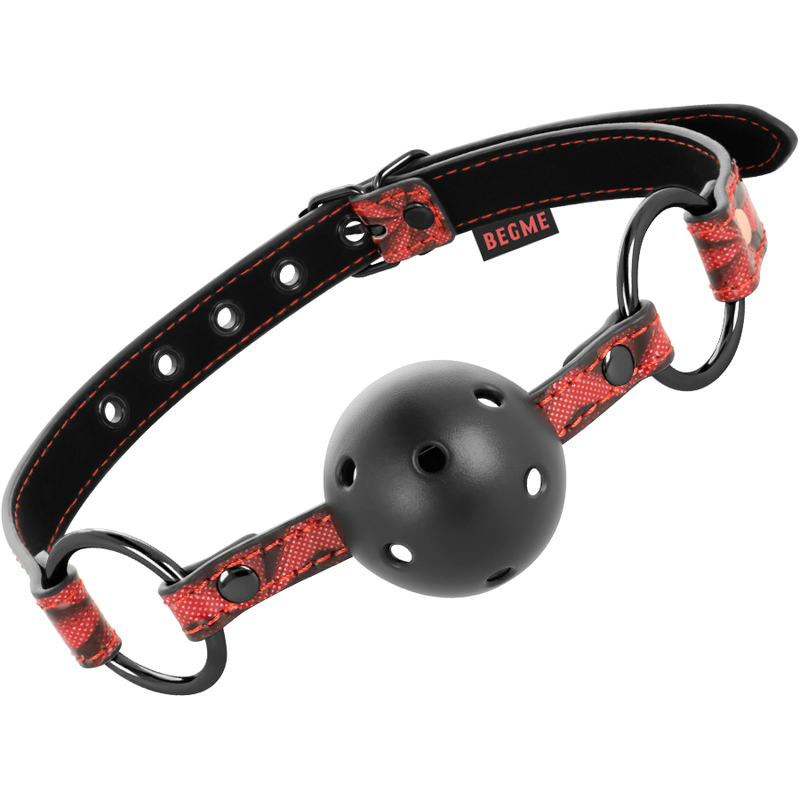 RED EDITION MORDAZA CUERO VEGANO