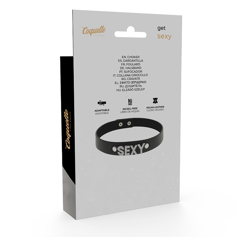 CHOKER CUERO VEGANO SEXY