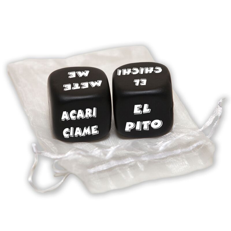 🎲 SET DE 2 DADOS ERÓTICOS – ¡ACCIÓN Y PLACER EN CADA TIRADA!