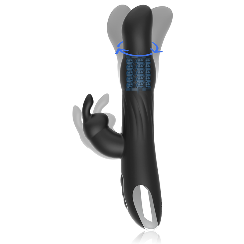 RABBIT VIBRATOR & ROTATOR COMPATIBLE CON WATCHME WIRELESS TECHNOLOGY