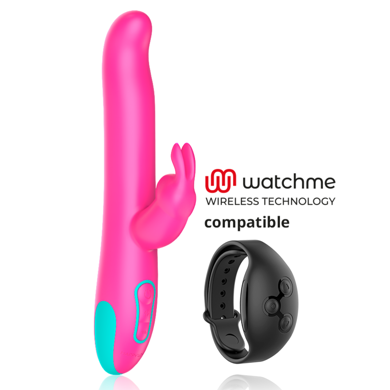 RABBIT VIBRATOR & ROTATOR COMPATIBLE CON WATCHME WIRELESS TECHNOLOGY