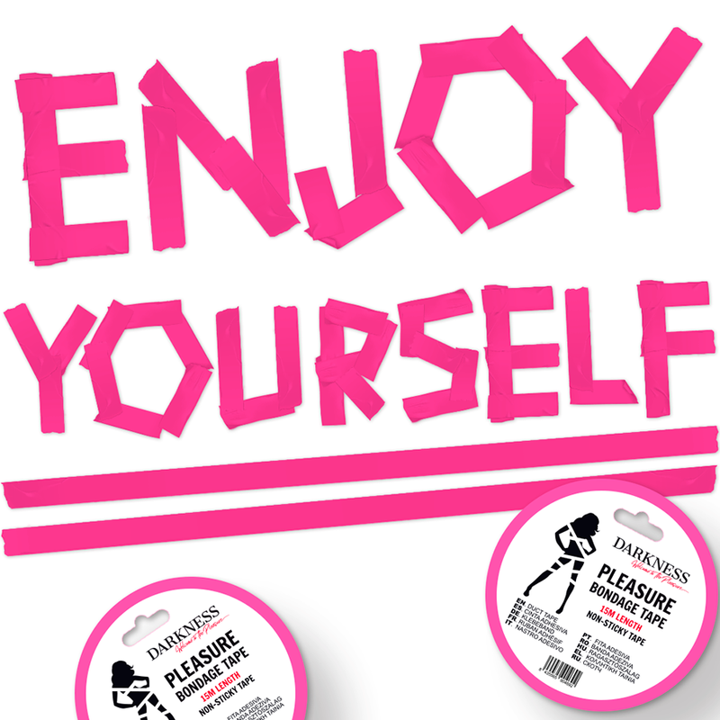 CINTA PARA BONDAGE ROSA NO PEGAJOSA 15 M