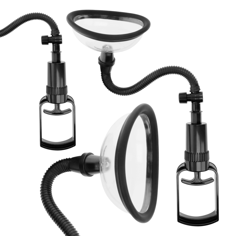 PUMP BOMBA MANUAL VAGINAL CON DOS COPAS INTERCAMBIABLES
