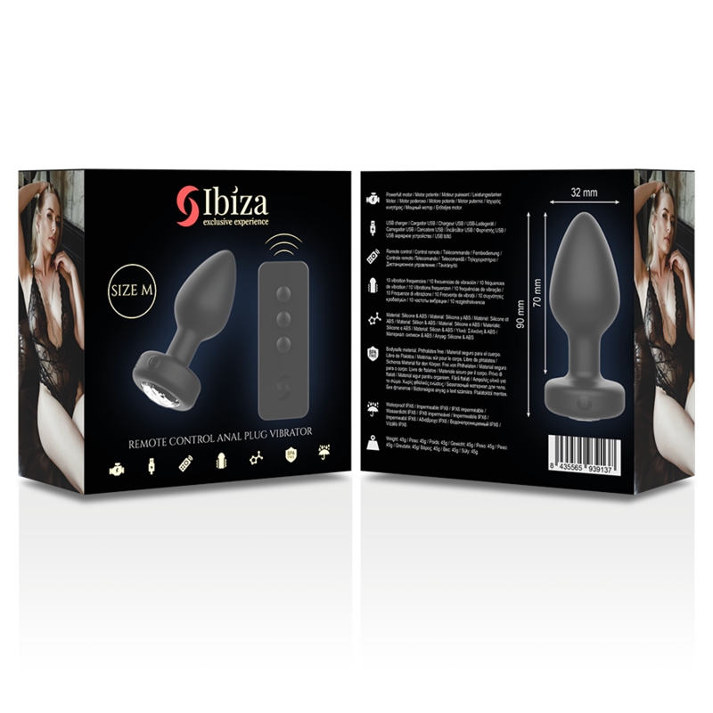 PLUG ANAL CONTROL REMOTO TALLA M