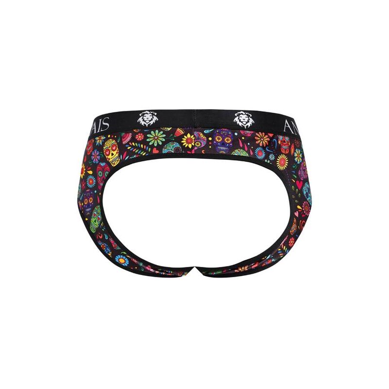MEXICO – Braguitas Bikini ANAIS FOR MEN (Modal Suave con Estampado de Flores y Calavera)