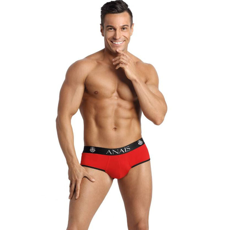 Soul: Braguitas de Bikini en Microfibra Roja con Borde Negro