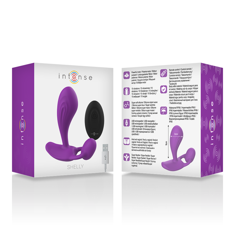 PLUG ANAL CONTROL REMOTO MORADO