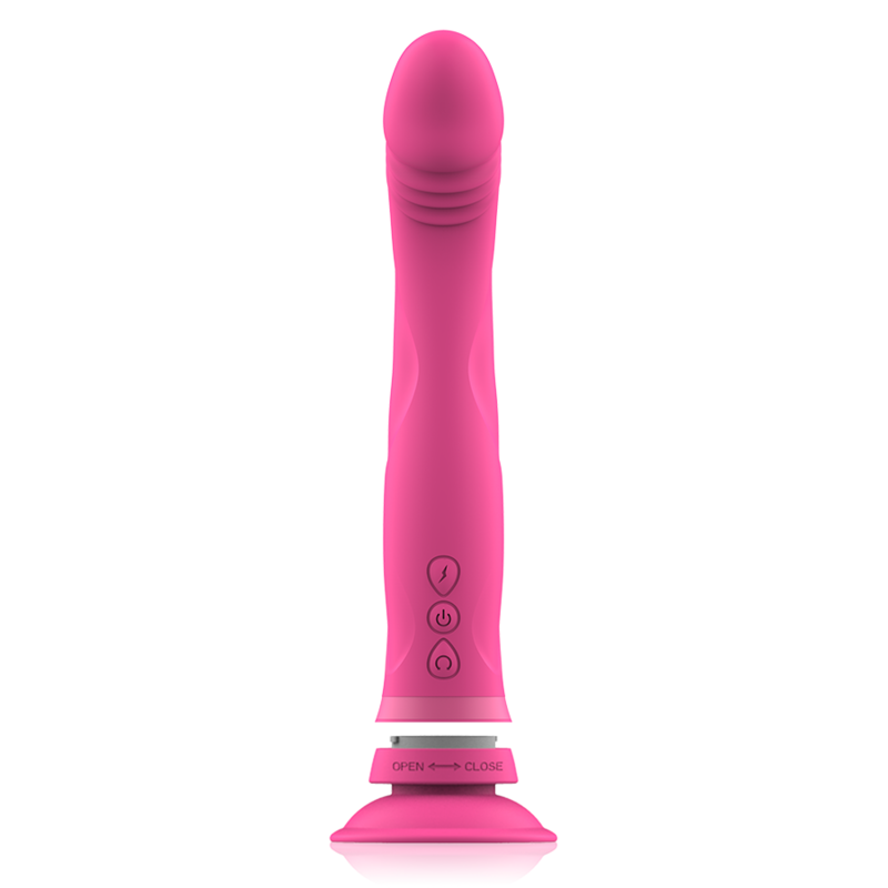 DILDO VIBRADOR SILICONA ROSA