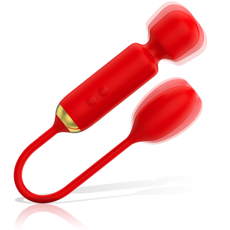 TOSCANA DOUBLE PLEASURE WAND + HUEVO VIBRADOR