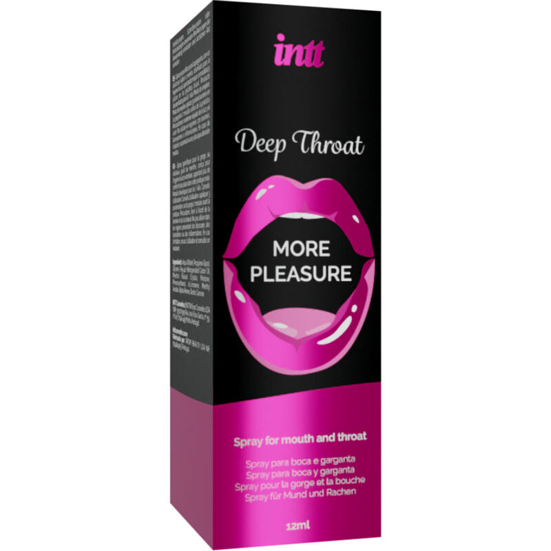 Deep Throat Spray de INTT – Refrescante Efecto Menta para Sexo Oral