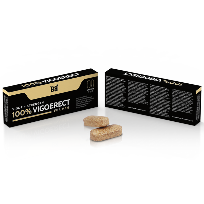100% VIGOERECT POTENCIADOR PARA HOMBRE 4 CÁPSULAS