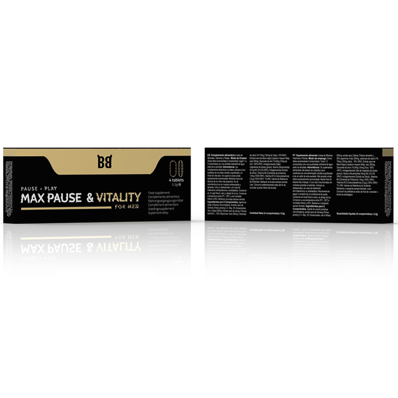 MAX PAUSE & VITALITY RETARDANTE PARA HOMBRE 4 CÁPSULAS