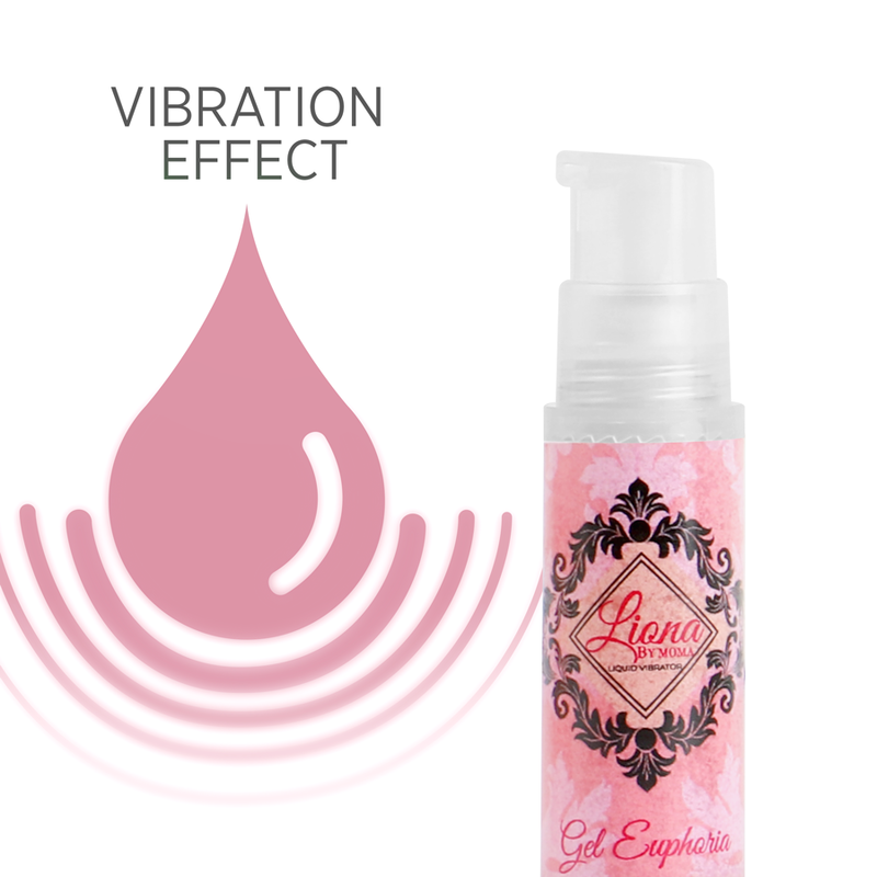 Gel Vibrador Líquido Euphoria | Liona by Moma con Sabor Nube de Algodón