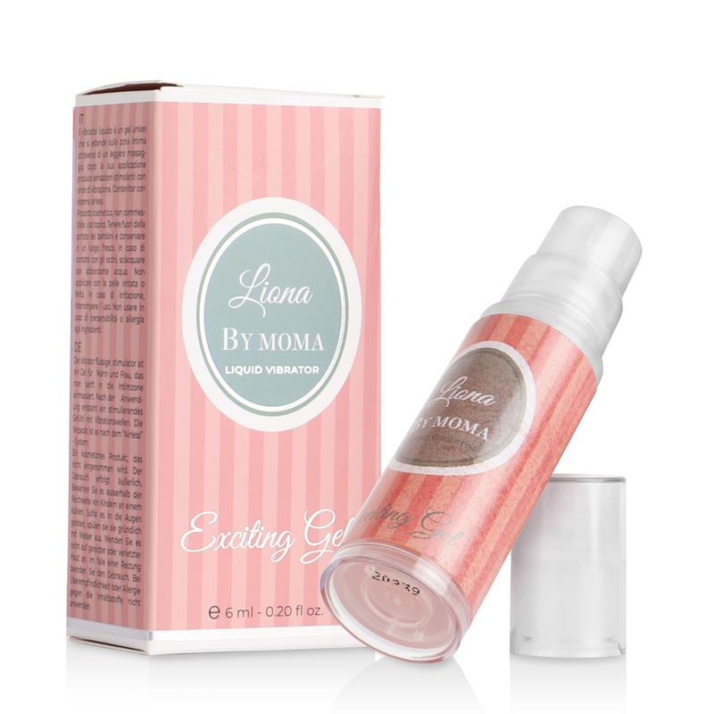 Liona by Moma | Gel Vibrador Líquido Estimulante con Sabor Nube de Algodón