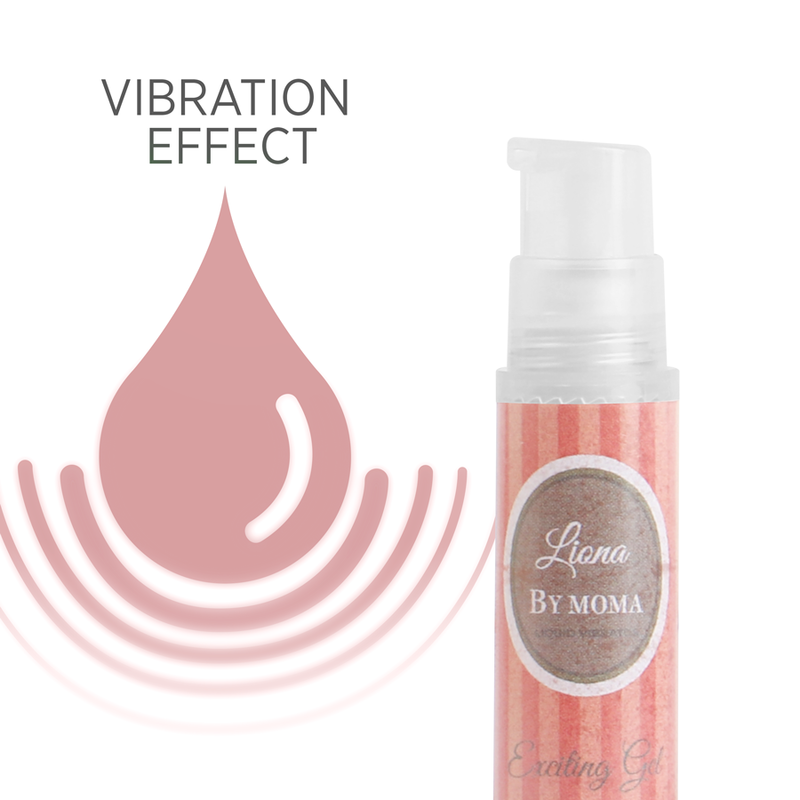Liona by Moma | Gel Vibrador Líquido Estimulante con Sabor Nube de Algodón