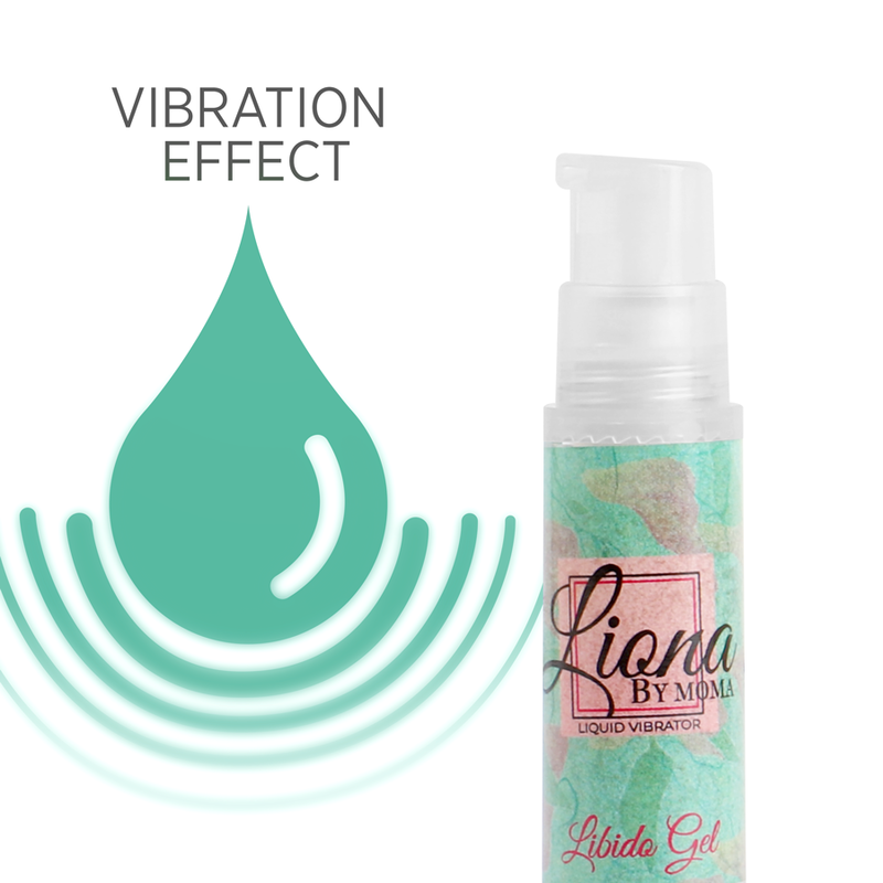 Libidgel de Liona by Moma | Gel Vibrador Estimulante con Sabor Nube de Algodón