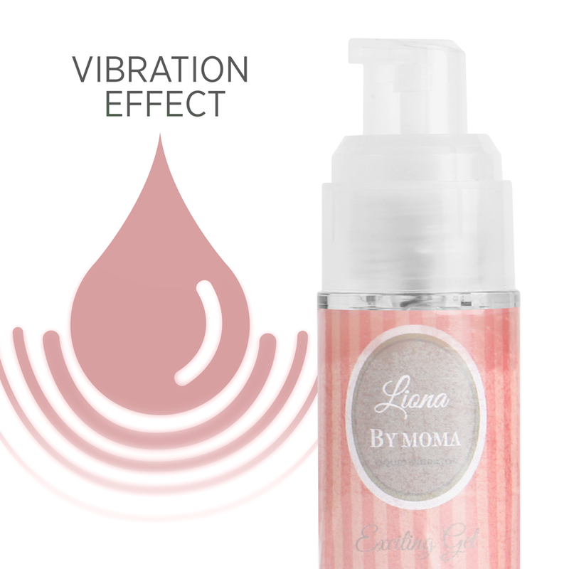 Gel Vibrador Líquido Estimulante | Liona by Moma con Sabor Nube de Algodón