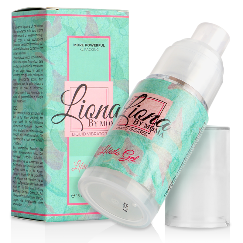 Libidgel de Liona by Moma | Gel Vibrador Líquido Estimulante con Sabor Nube de Algodón