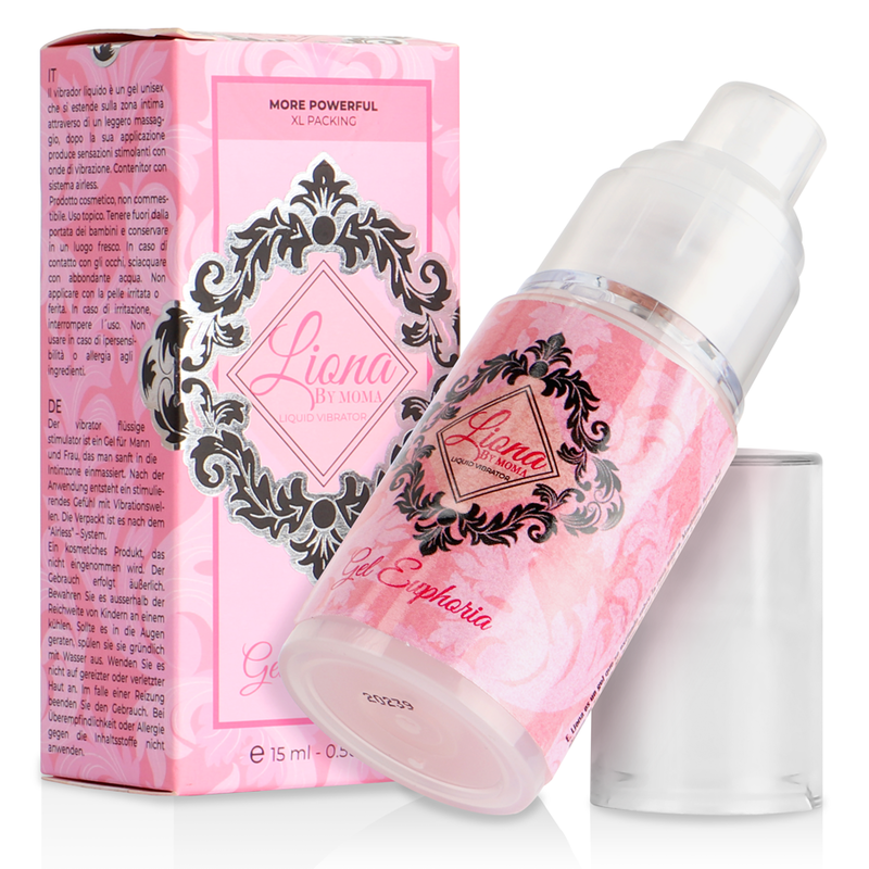 Euphoria de Liona by Moma | Gel Vibrador Líquido Estimulante con Sabor Nube de Algodón