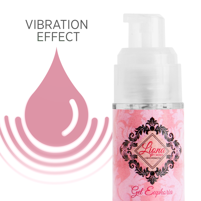 Euphoria de Liona by Moma | Gel Vibrador Líquido Estimulante con Sabor Nube de Algodón