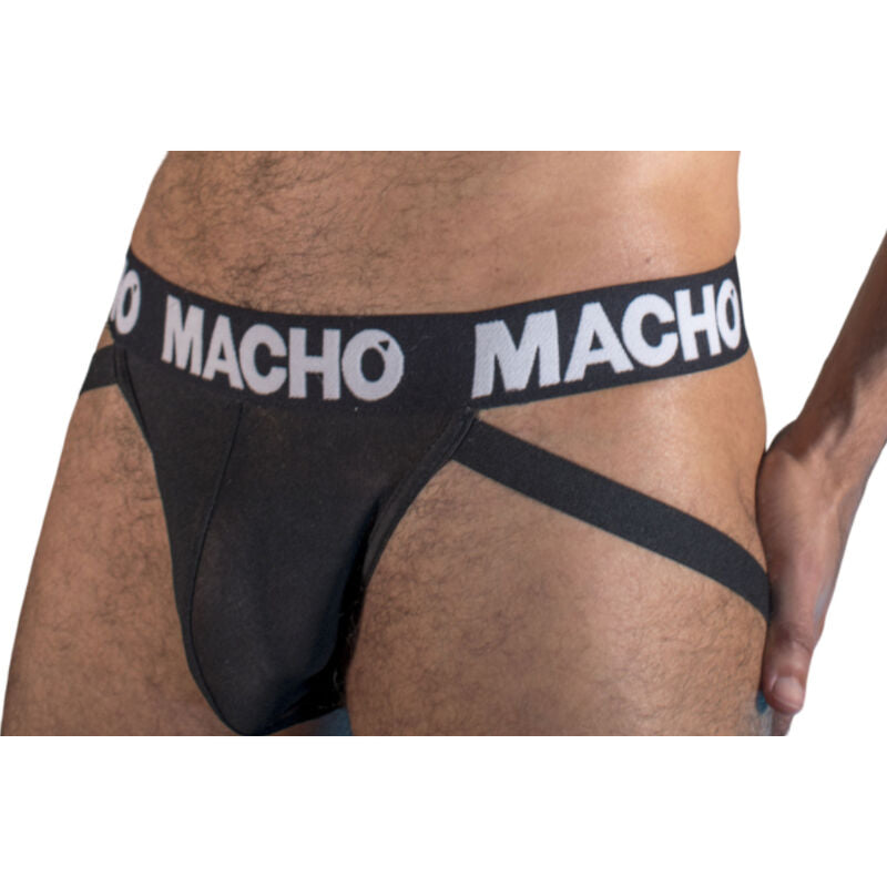 Jockstrap Negro Semitransparente MX25NN | Estilo, Soporte y Seducción
