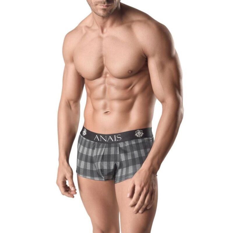 AEGIS – Boxer Briefs ANAIS FOR MEN (Estampado de Cuadros en Tonos Grises)