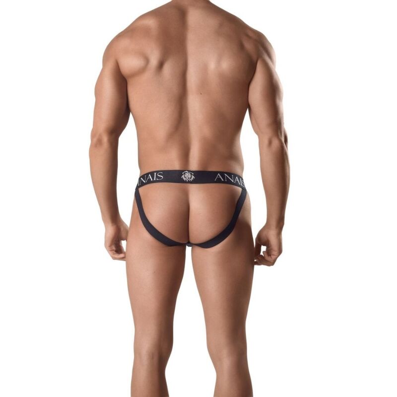 ARES – Jock Strap Modelo 1 ANAIS FOR MEN (Negro de Red con Trasero al Descubierto)