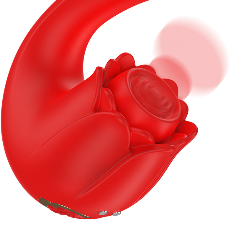 ESTIMULADOR VIBRATING + TAPPING ROJO