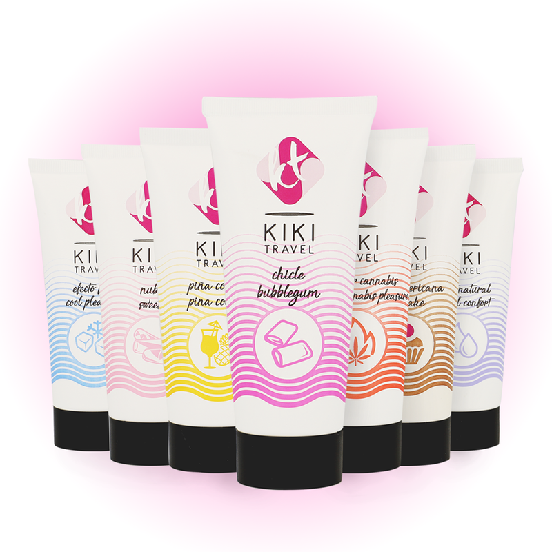 Kiki Travel Máximum Performance – Lubricante Sabor Chicle (50 ml)