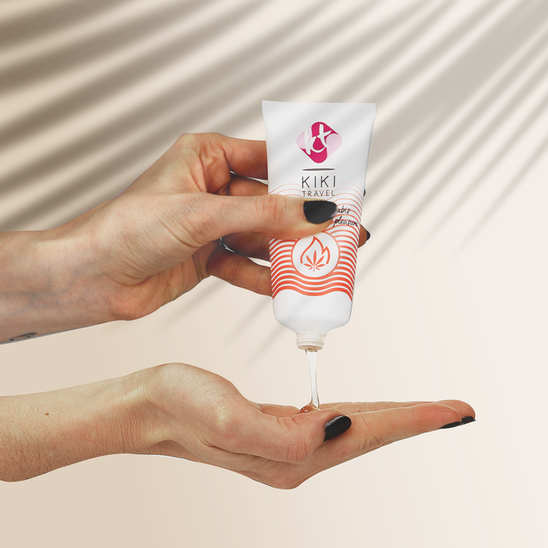 Kiki Travel Máximum Performance – Lubricante Vegano con Sabor a Tarta Americana Cupcake (50 ml)