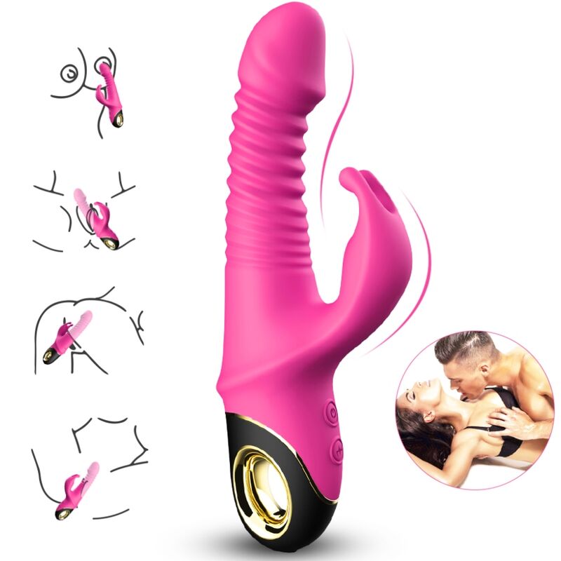 Vibrador “Bruma”: Empuje, Giro y Vibración para una Experiencia Completa