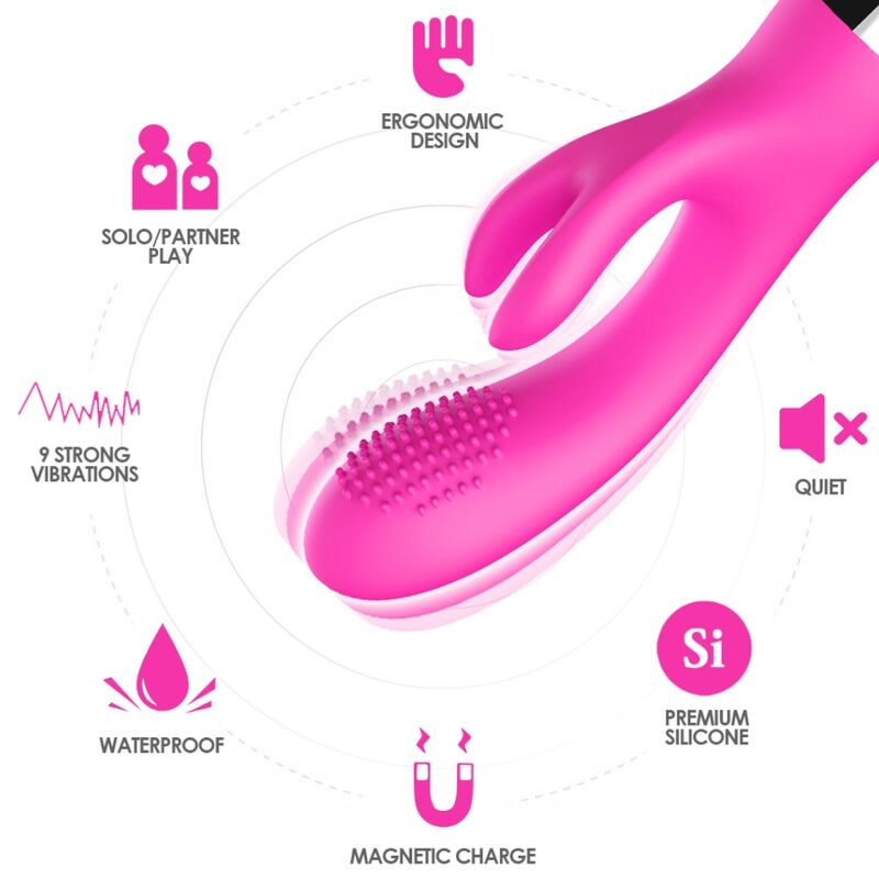 Vibrador Dual de Bruma: Estimulación Clítoris y Punto G en un Solo Dispositivo