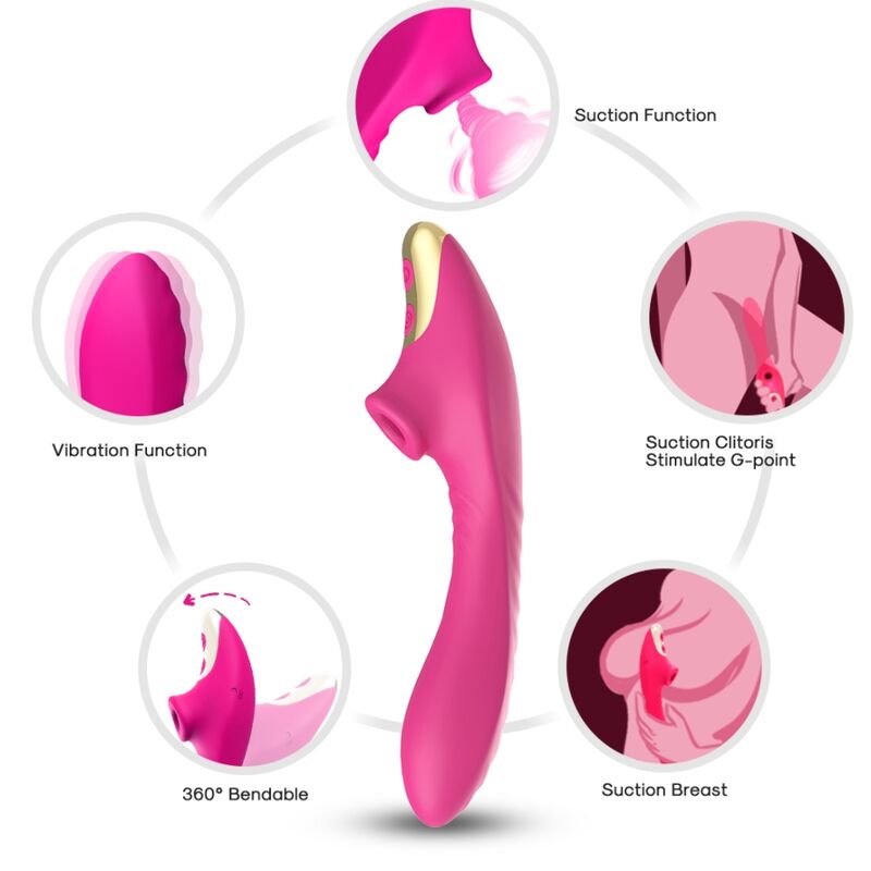 Succionador de Clítoris con Estimulación de Punto G – Estilo, Tecnología y Placer Total