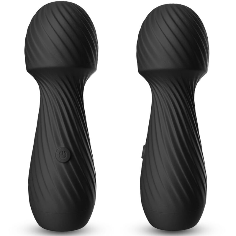 Masajeador recargable con 9 modos de vibración – Cabezal flexible e impermeable