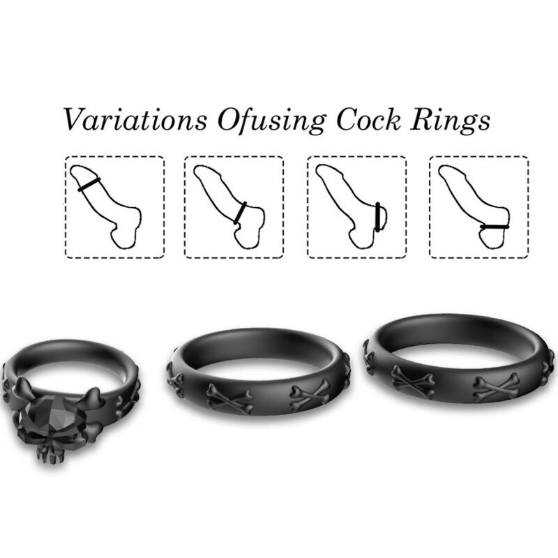 Anillo para el Pene con Diseño Ergonómico | Silicona Médica Premium