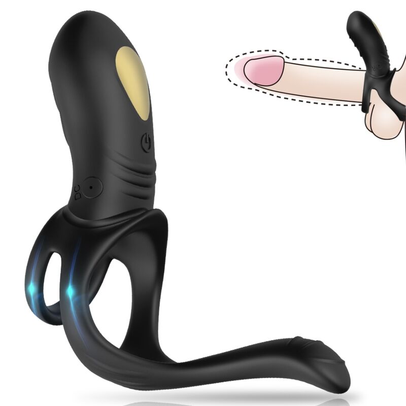 Anillo Vibrador para el Pene | 9 Modos · Recargable · Sumergible