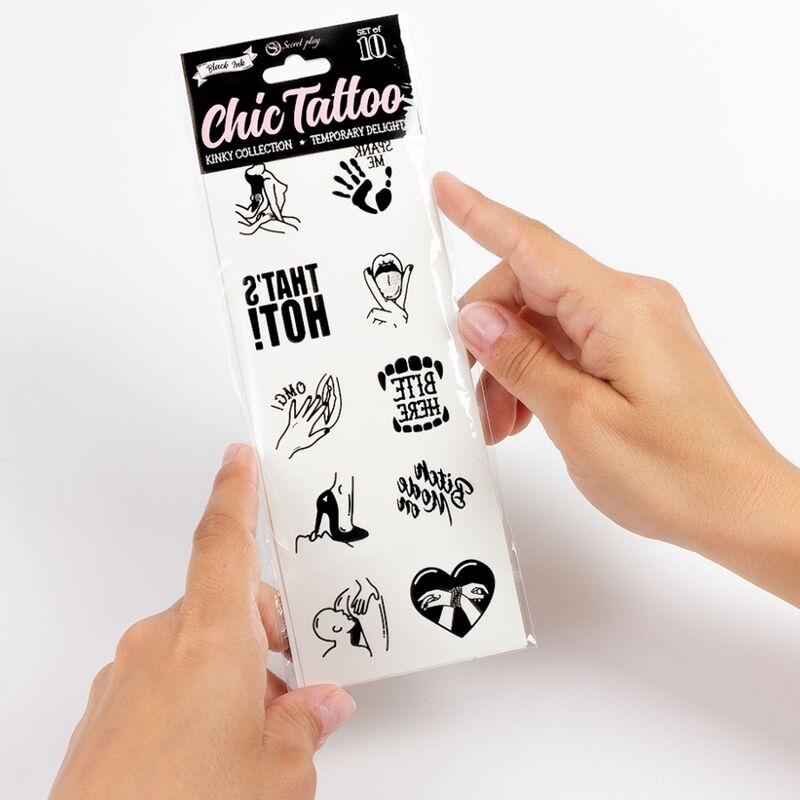 Chic Tattoo – Kinky Collection | Tatuajes Temporales Eróticos y Provocadores