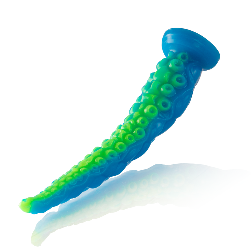 SCYLLA DILDO TENTÁCULO FINO FLUORESCENTE TAMAÑO PEQUEÑO