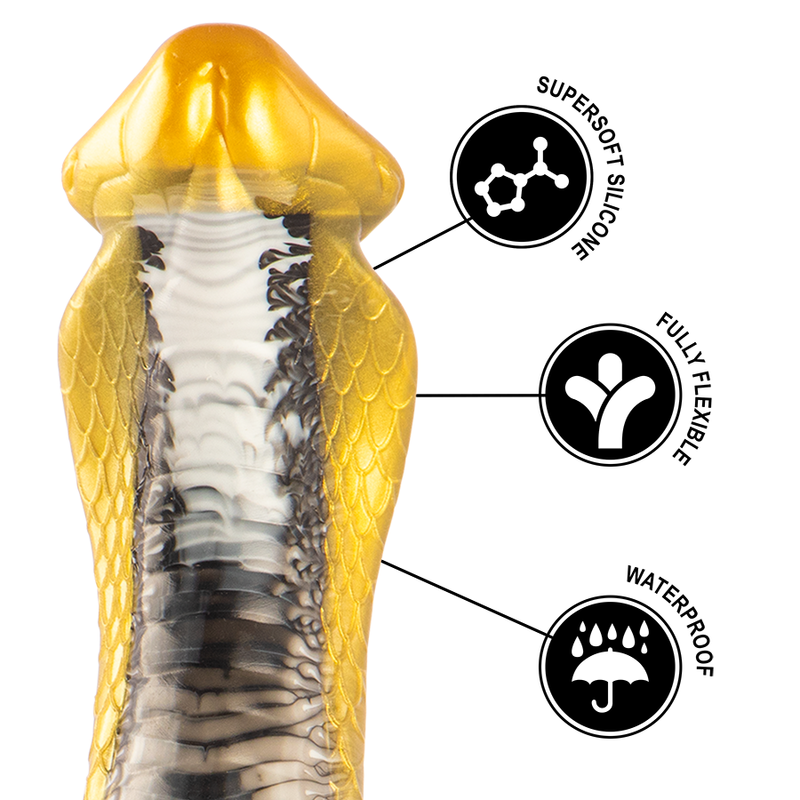 DRAKON DILDO COBRA AMARILLA