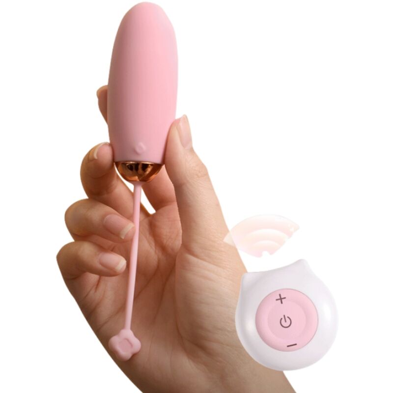 KITTY FUN HUEVO VIBRADOR CONTROL REMOTO 10 VIBRACIONES ROSA