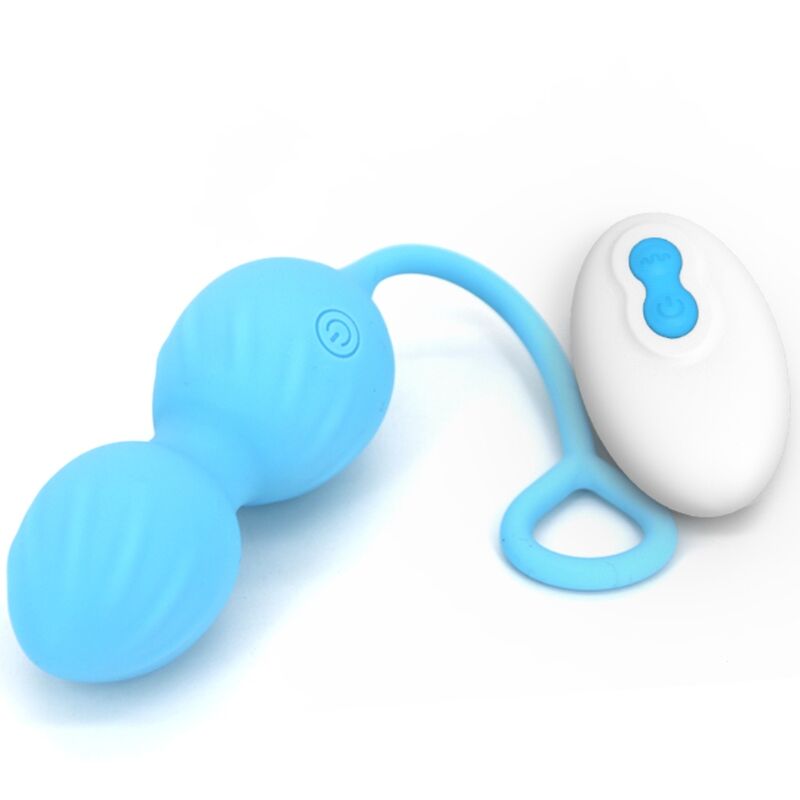 Mini Vibrador Recargable Azul con Control Remoto – 10 Modos de Vibración e Impermeabilidad IPX6