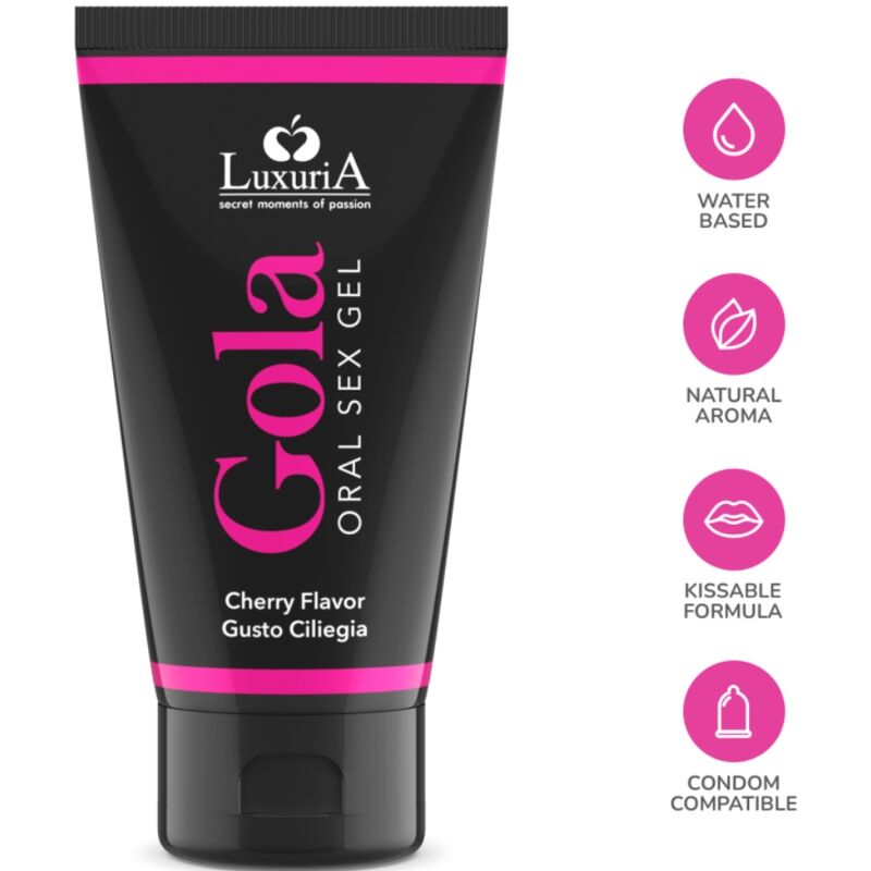 Gola Oral Pleasure Cereza – Gel Comestible para Sexo Oral (50 ml)
