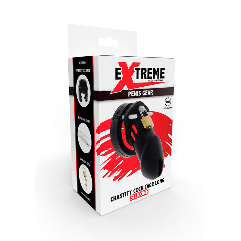 🔒 Jaula de Castidad de Silicona | Extreme by Hidden Desire
