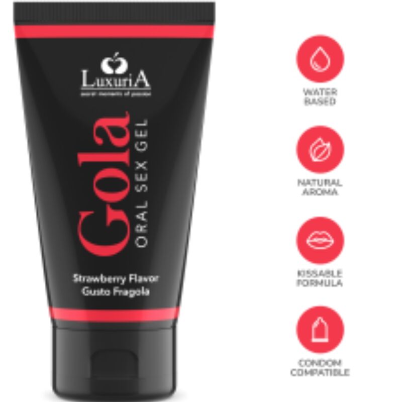 Gola Oral Pleasure Fresa – Gel Comestible para Sexo Oral (30 ml)