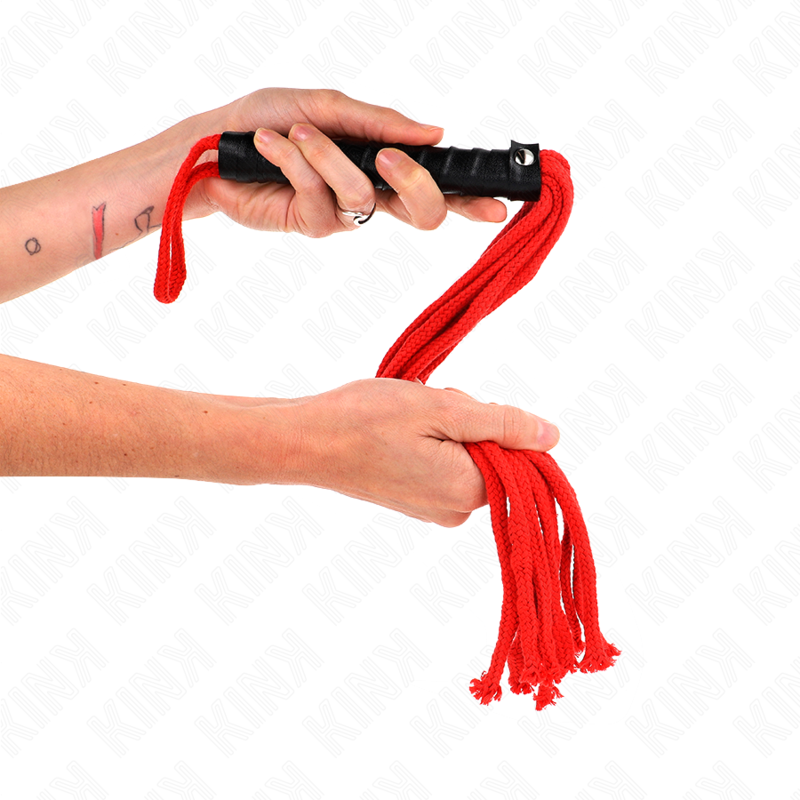LÁTIGO DE CUERDA ROJO 56 CM