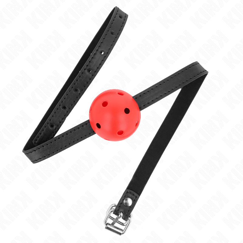 MORDAZA DE BOLA 4.5 CM TRANSPIRABLE SIMPLICITY ROJO 62 x 1.5 CM