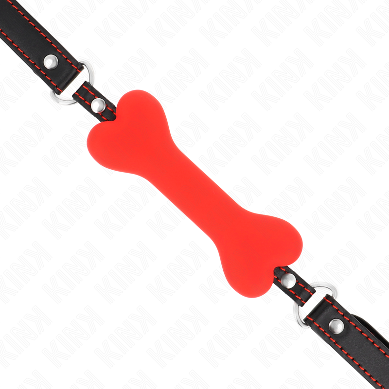 MORDAZA DE HUESO 12 CM ROJO 63 x 2 CM