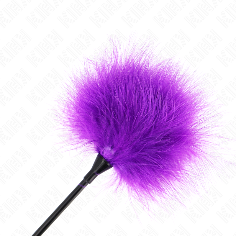 PLUMAS PARA COSQUILLAS MORADO USADO PARA EL KIT BONDAGE 27 CM
